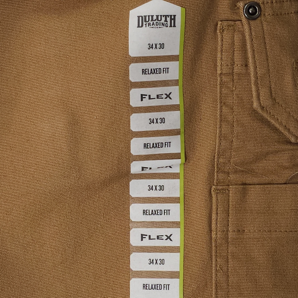 Duluth Trading Co Flex  Firehose Relaxed Fit Cargo Pants Mens 34x30 - Picture 6 of 7